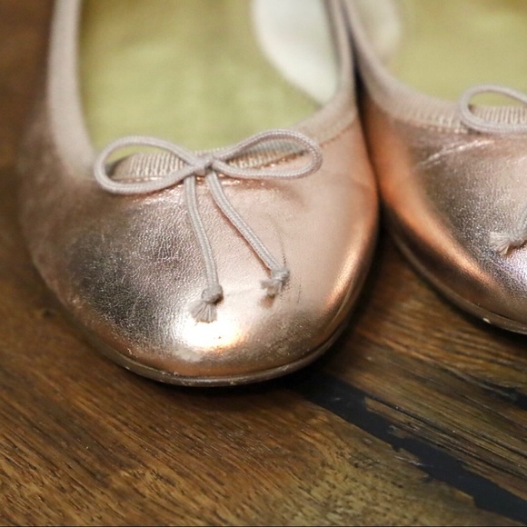 \J. Crew\• Rose Gold Bow Flats - Picture 4 of 11